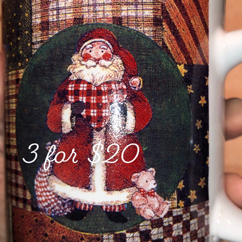 WBI Santa Xmas mug 3itemsfor$20